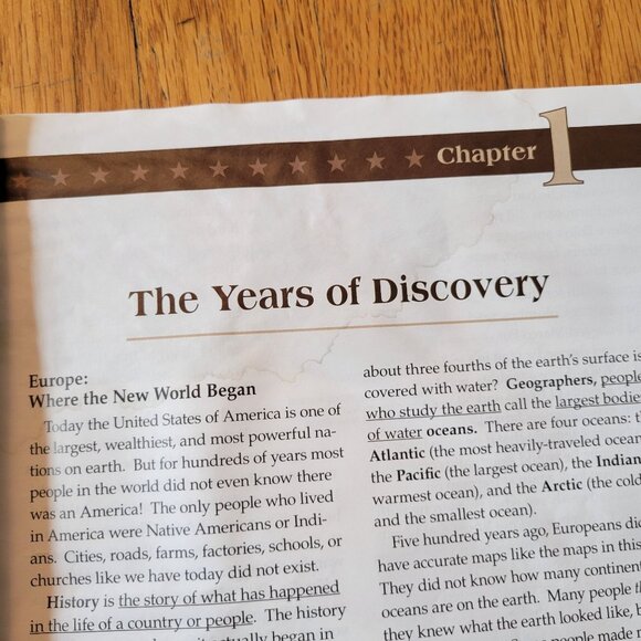 Abeka History United States 4 Work Text Book Reader Home School Consumable - Picture 4 of 7